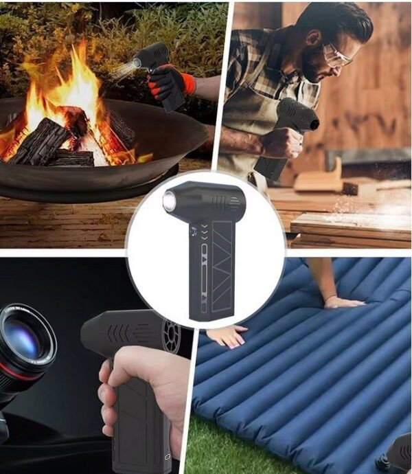 مینی جت فن شارژی اورجینال Violent ZY7400 | دمنده فوقپرقدرت و سریع