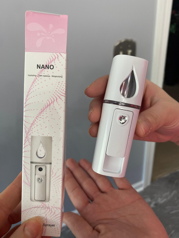 بخور سرد جیبی نانو Nano اورجینال مدل اشکی چراغ دار | آبرسان و مرطوبکننده پوست